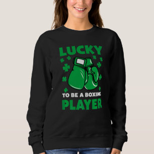 Sudadera Chamrock St Patrick's Day, jugador de boxeo gracio