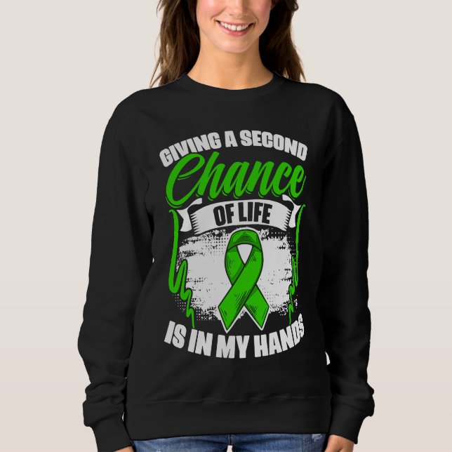 Sudadera Chance Of Life  Kidney Transplant Donate Life Orga (Anverso)