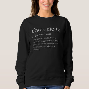 Sudadera Chancleta definición en español de Puerto Rico cha