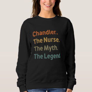 Sudadera Chandler La Enfermera El Mito La Leyenda Funny Vin