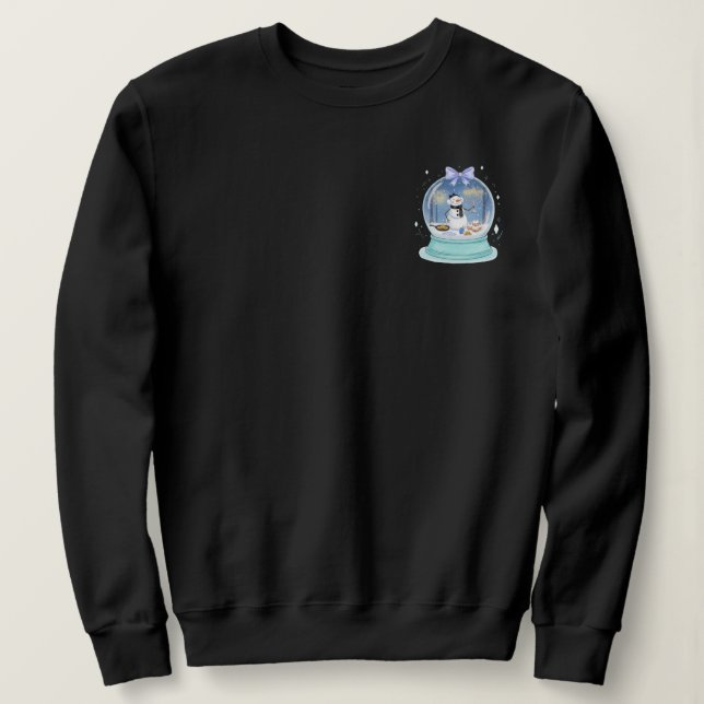 Sudadera Chanukah Snow Globe (Anverso del diseño)