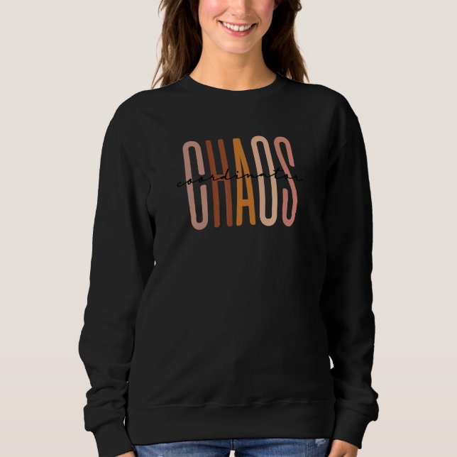 Sudadera Chaos Coordinator (Anverso)
