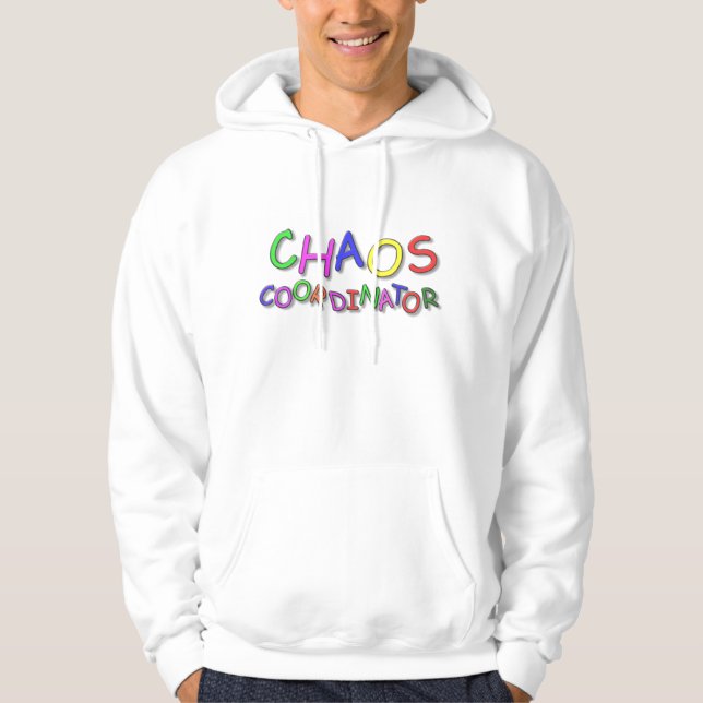 Sudadera Chaos Coordinator (Anverso)