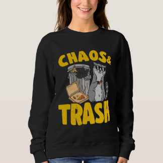 Sudadera Chaos & Trash Garbage Panda  Raccoon  1