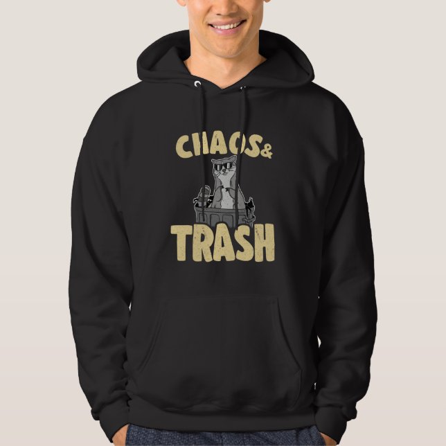 Sudadera Chaos & Trash Garbage Panda Raccoon 5 (Anverso)