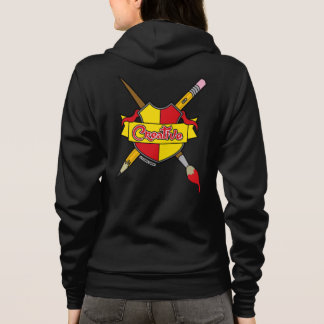 Sudadera Chaqueta con gráficos creativos de escudo de armas