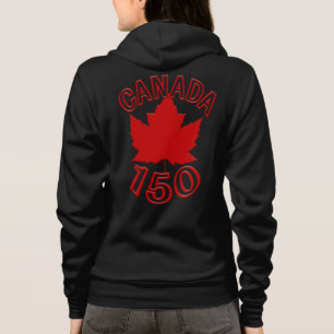 Sudadera Chaqueta conmemorativa para mujeres Canada 150 Jac