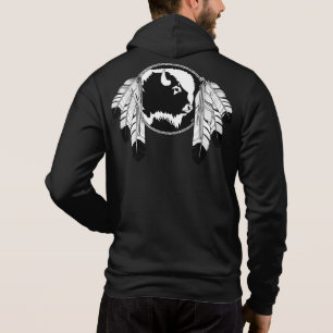 Sudadera Chaqueta de arte nativo Metis Wildlife Jacket para