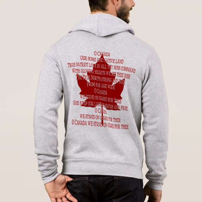 Sudadera Chaqueta de Canadá Anthem Canada Souvenir Sport Ja (Reverso)