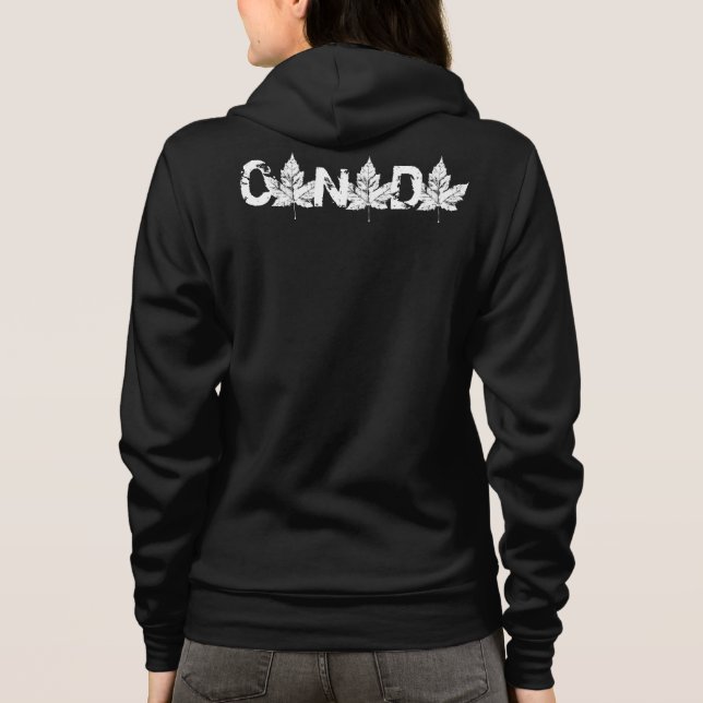 Sudadera Chaqueta de Canadá para mujeres de Canadá (Reverso)