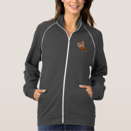 Sudadera Chaqueta de chándal dulce del paño grueso y suave