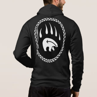 Sudadera Chaqueta de oso de la tribu de los hombres de la c