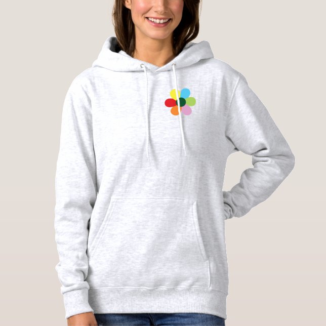 Sudadera Chaqueta marrón Bing Bong con diseño de flores de  (Anverso)