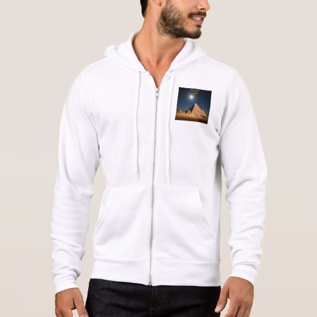 Sudadera Chaqueta Pyramids de medianoche (Anverso)