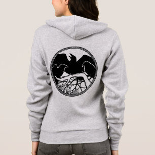 Sudadera Chaqueta Raven / Chaqueta de arte de cuerdas para