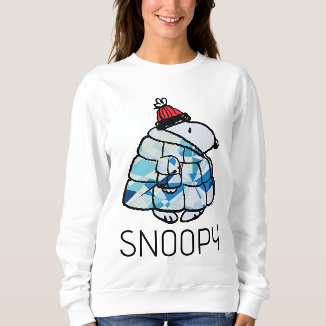 Sudadera Chaquetón Snoopy Winter Gem Puffer Jacket (Anverso)