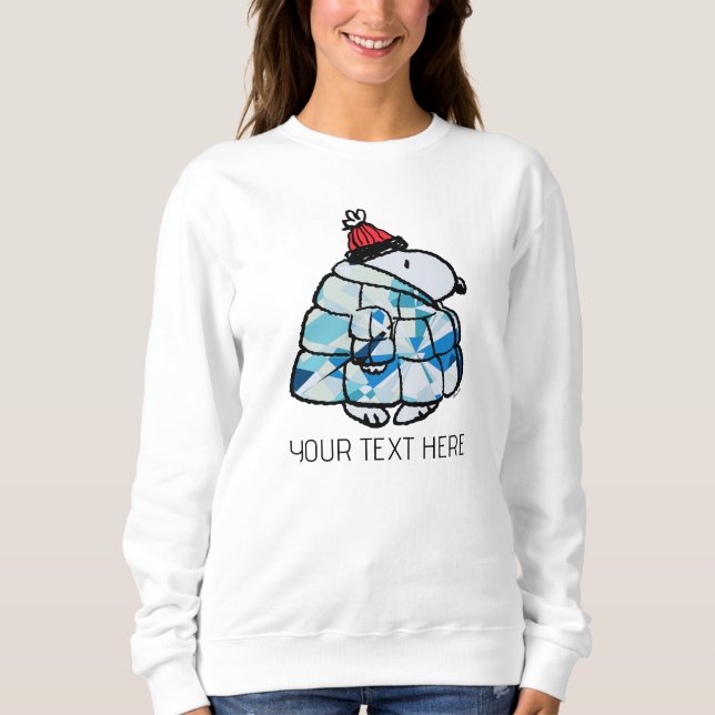 Sudadera Chaquetón Snoopy Winter Gem Puffer Jacket (Anverso)