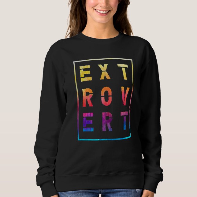 Sudadera Character Friendly Behavior Extroverted Extrovert  (Anverso)