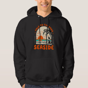 Sudadera Charla Con La Playa De Arena Oregón Océano Verano
