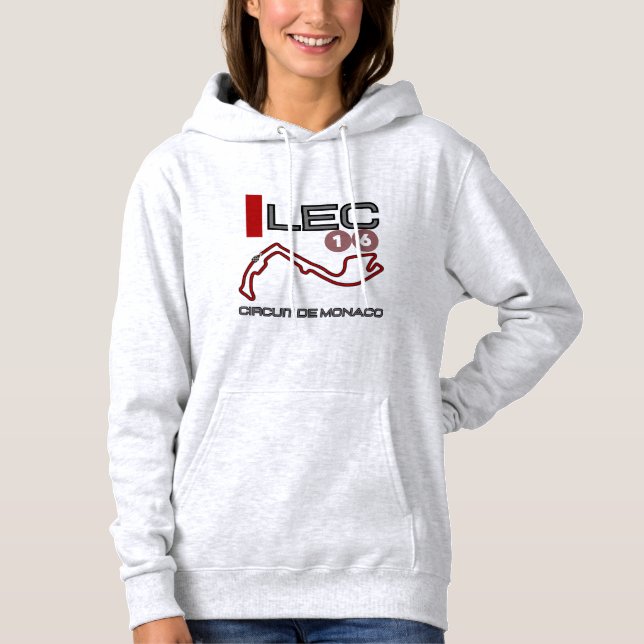Sudadera Charles Leclerc, Fórmula 1, Gran Premio de Mónaco (Anverso)