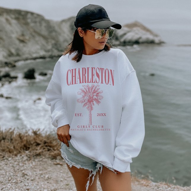 Sudadera Charleston Bachelorette Personalizado Club Social  (Subido por el creador)