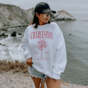 Sudadera Charleston Bachelorette Personalizado Club Social 