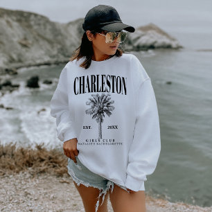 Sudadera Charleston Bachelorette Personalizado Club Social 