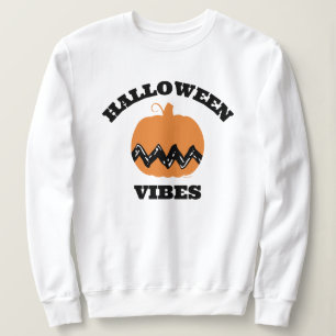 Sudadera Charlie Brown Naranja Pumpkin   Vibes de Halloween