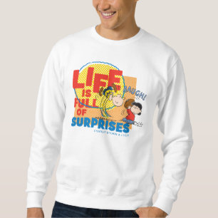 Sudadera Charlie Brown y Lucy - La vida está llena de sorpr
