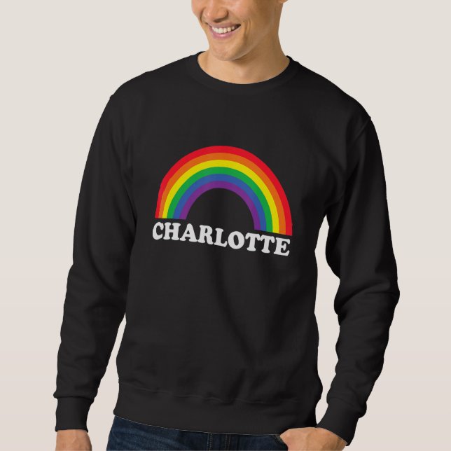 Sudadera Charlotte Rainbow LGBTQ Gay Pride Lesbians Queer (Anverso)