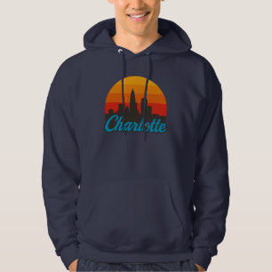 Sudadera Charlotte Skyline Retro Sunset - Vintag de la Ciud