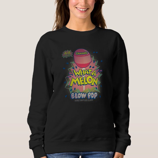 Sudadera Charms Blow Pop What A Melon Broken Background (Anverso)