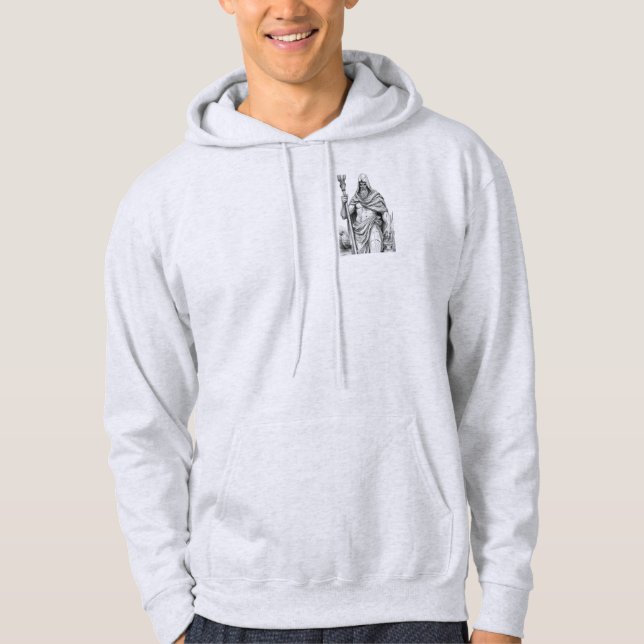 Sudadera Charon Ferryman of the Styx Minimalist Line Art Ho (Anverso)