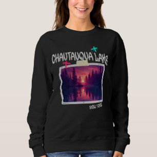 Sudadera Chautauqua Lake New York Vintage al aire libre