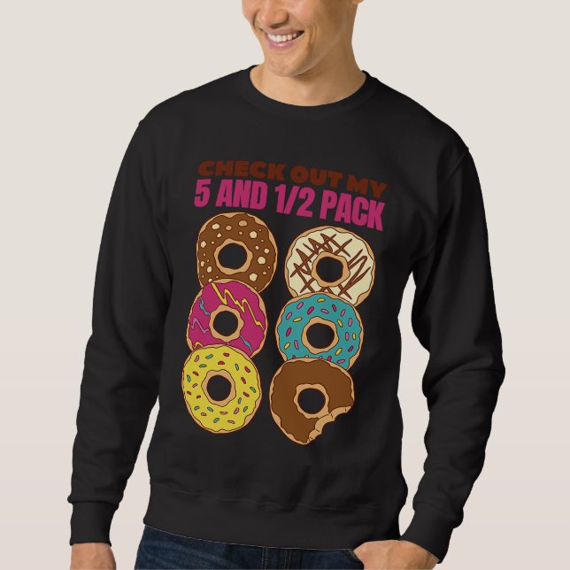 Sudadera Check Out My Six Pack   Donut  1 (Anverso)