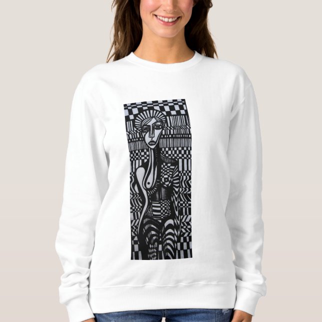Sudadera CheckerGirl Crewneck (Anverso)