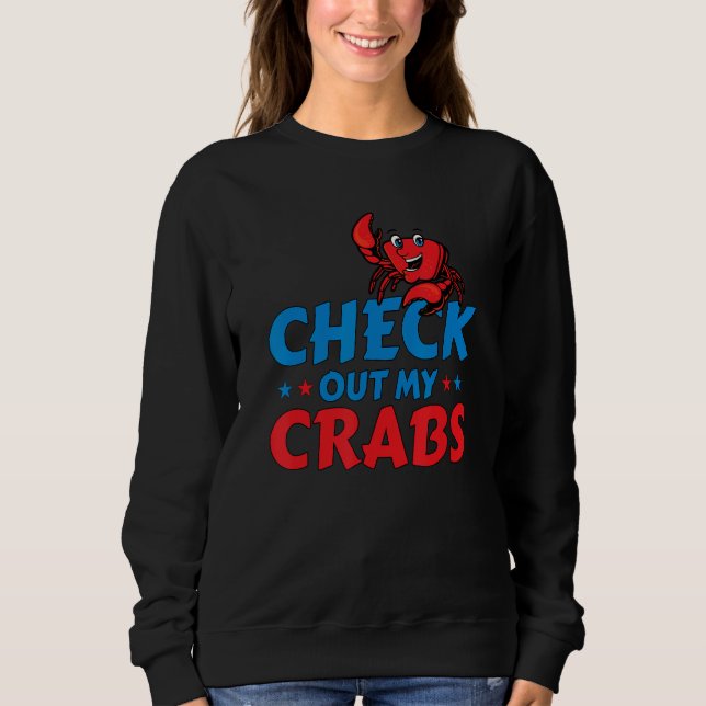 Sudadera CheckOut My Crabs Shellfish Crab Crustacean Crabs (Anverso)