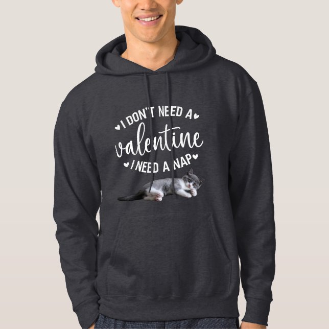 Sudadera Cheeky San Valentín regalo "Necesito una siesta" a (Anverso)