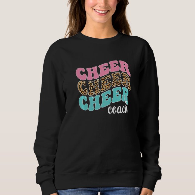 Sudadera Cheer Coach Cheerleading Coach Cheerleader Coach   (Anverso)