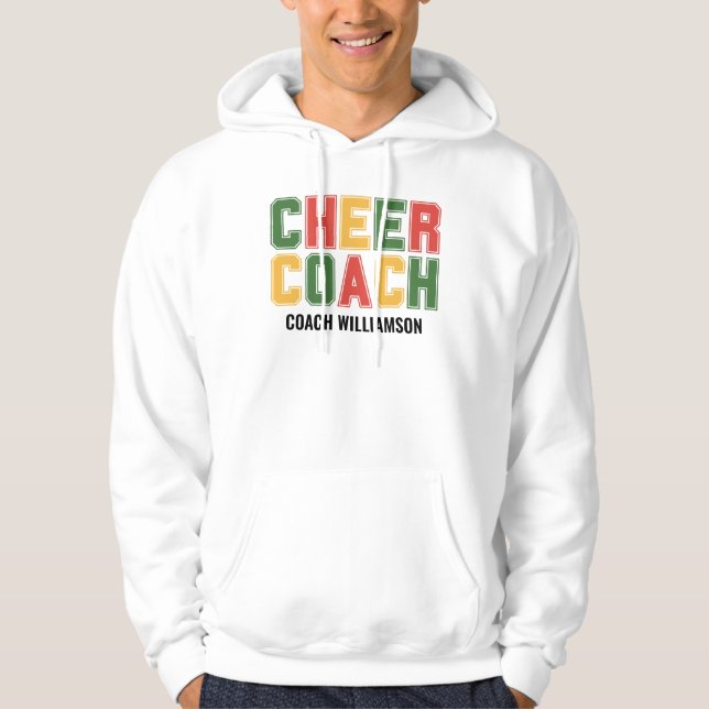 Sudadera CHEER COACH personalizado (Anverso)
