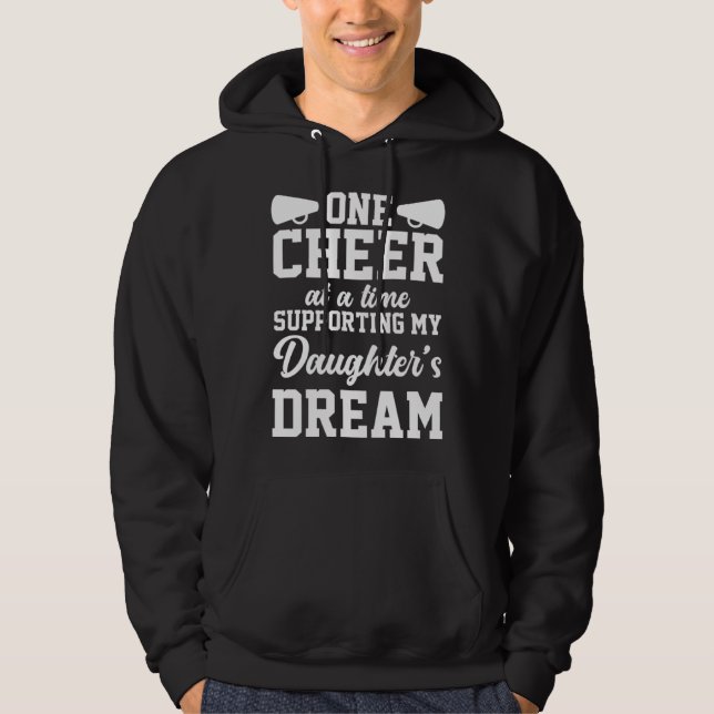 Sudadera Cheer Dad Cheerleading Cheerleader Support Daughte (Anverso)