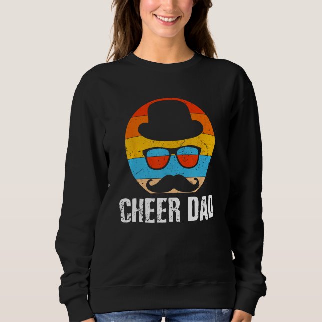 Sudadera Cheer Dad Fathers Day Cheerleading Parents Cheerle (Anverso)