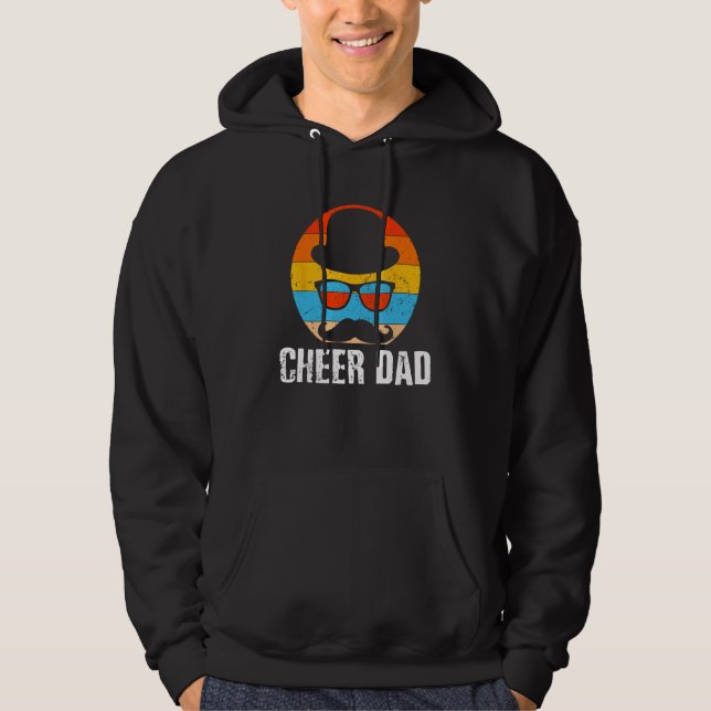Sudadera Cheer Dad Fathers Day Cheerleading Parents Cheerle (Anverso)