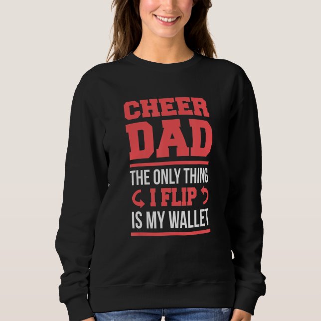 Sudadera Cheer Dad Funny Flip Wallet (Anverso)
