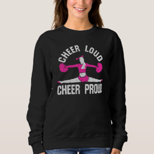 Sudadera Cheer en voz alta: Orgulloso entrenador de animado