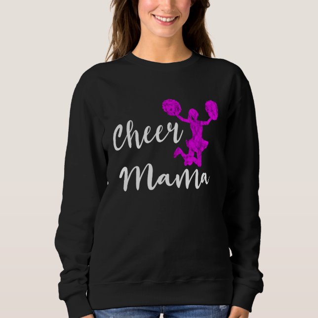 Sudadera Cheer Mama Cheerleading Mother Cheering Cheerleade (Anverso)