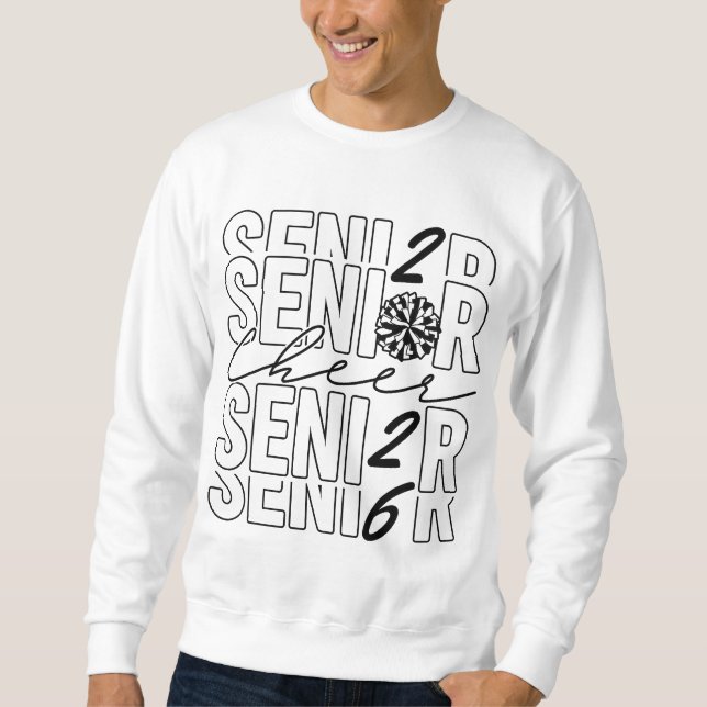 Sudadera Cheer Senior 2026 Men (Anverso)