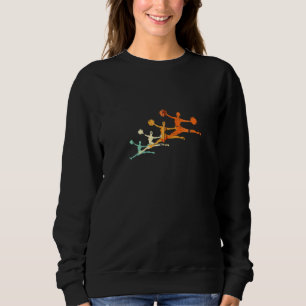 Sudadera Cheerading Zip Retro Vintage
