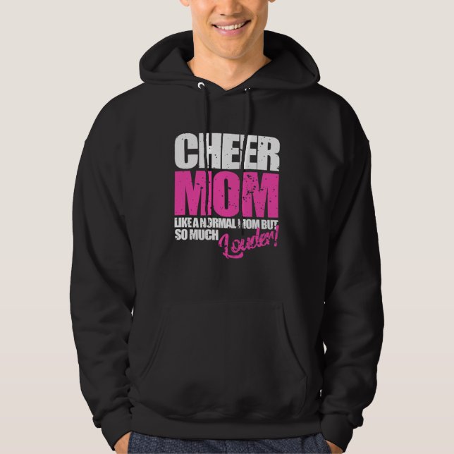 Sudadera Cheerleading  Cheer Mom  Cheerleader (Anverso)