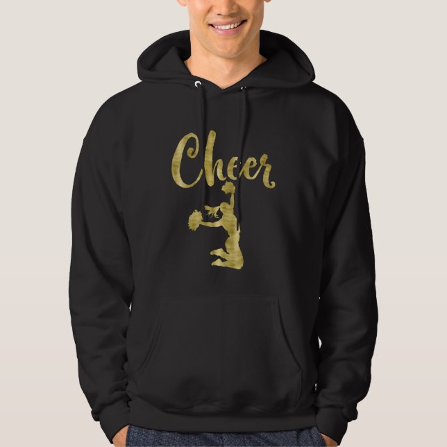 Sudadera Cheerleading Script Cheer Dark Yellow (Anverso)